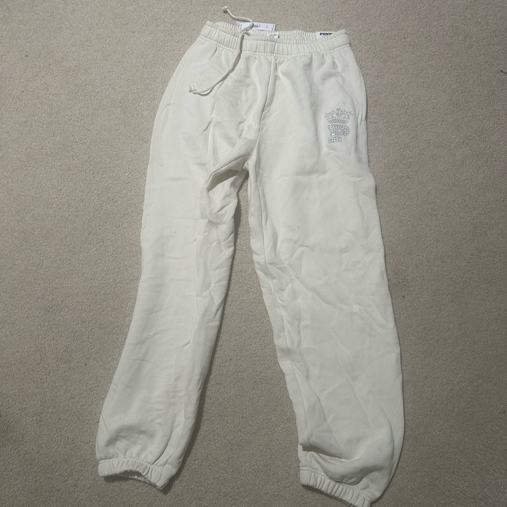 NWT Beige Victorias Secret Pink sweatpants